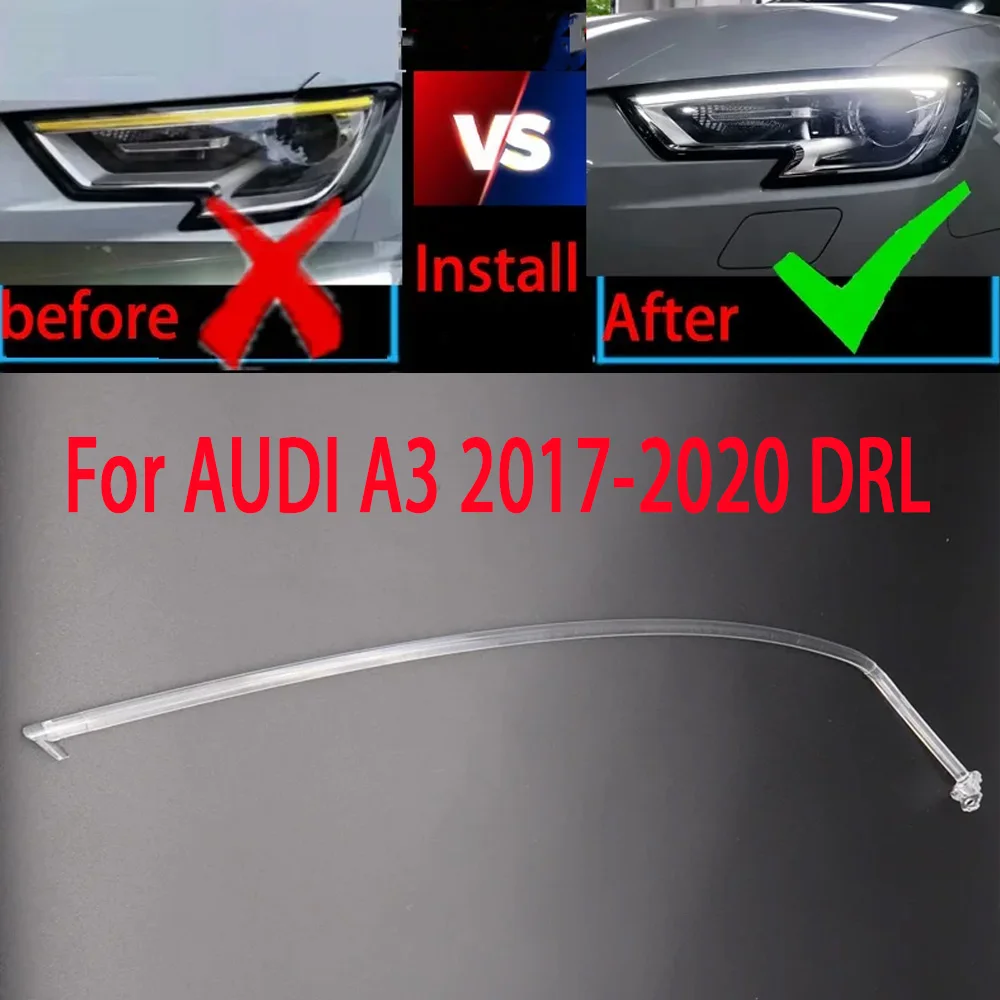 

Для Audi A3 S3 2017-2019 DRL Автомобильная фара светильник руководство полоса для дневного света Лампа для ежедневного освещения