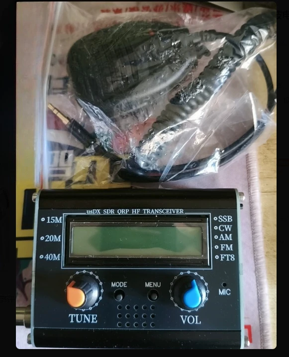 3 Band USDX SDR QRP Transceiver, 5W Shortwave Radio, Open Source Amateur Radio Transceiver for DIY Radio Project