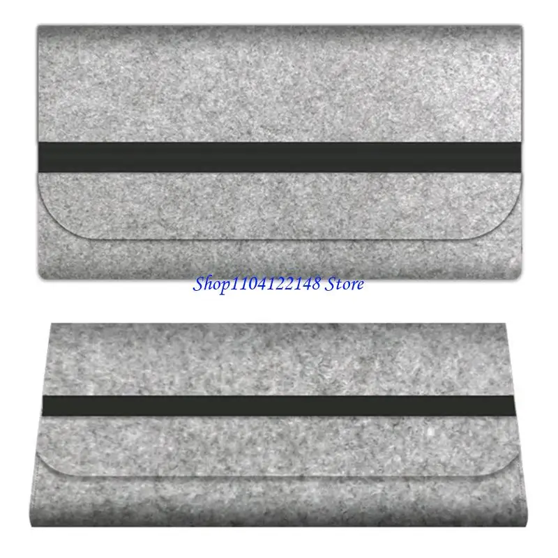 P9FA Dustproof Wool Felt Bag for K380 K480 Keyboard Wireless Keypad Case Protector
