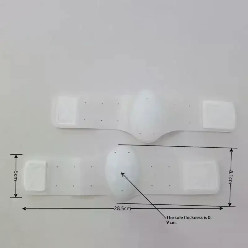Plantillas de Gel de Silicona para Alivio del Dolor con Soporte de Arco y Cuña para el Pie