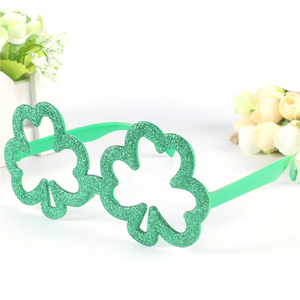 ABOOFAN レディース グリーン サングラス 聖パトリックデー アイルランド パーティー キッズ シャムロック シェード サングラス 子供と大人用