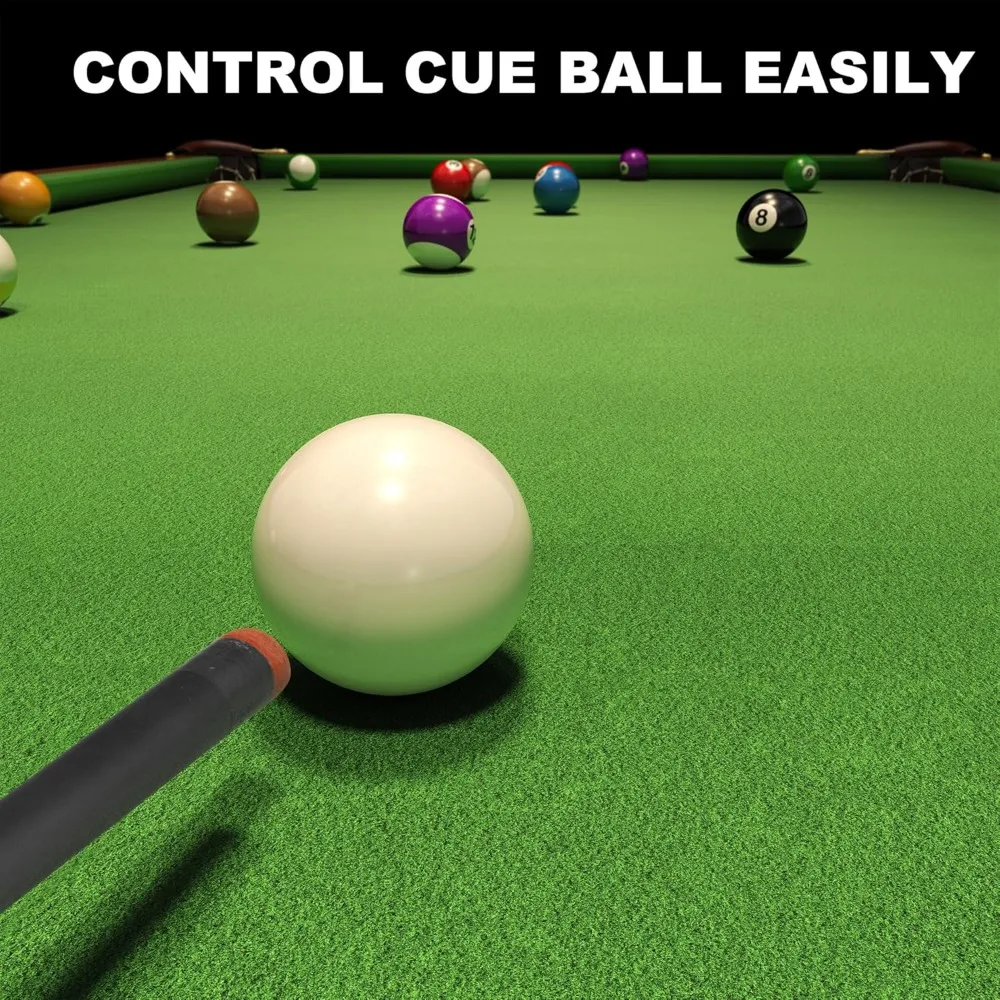 عصي البلياردو الاحترافية 58 عظة حمام السباحة المصنوعة من الألياف الزجاجية ذات الانحراف المنخفض للعب في الموسم المنزلي