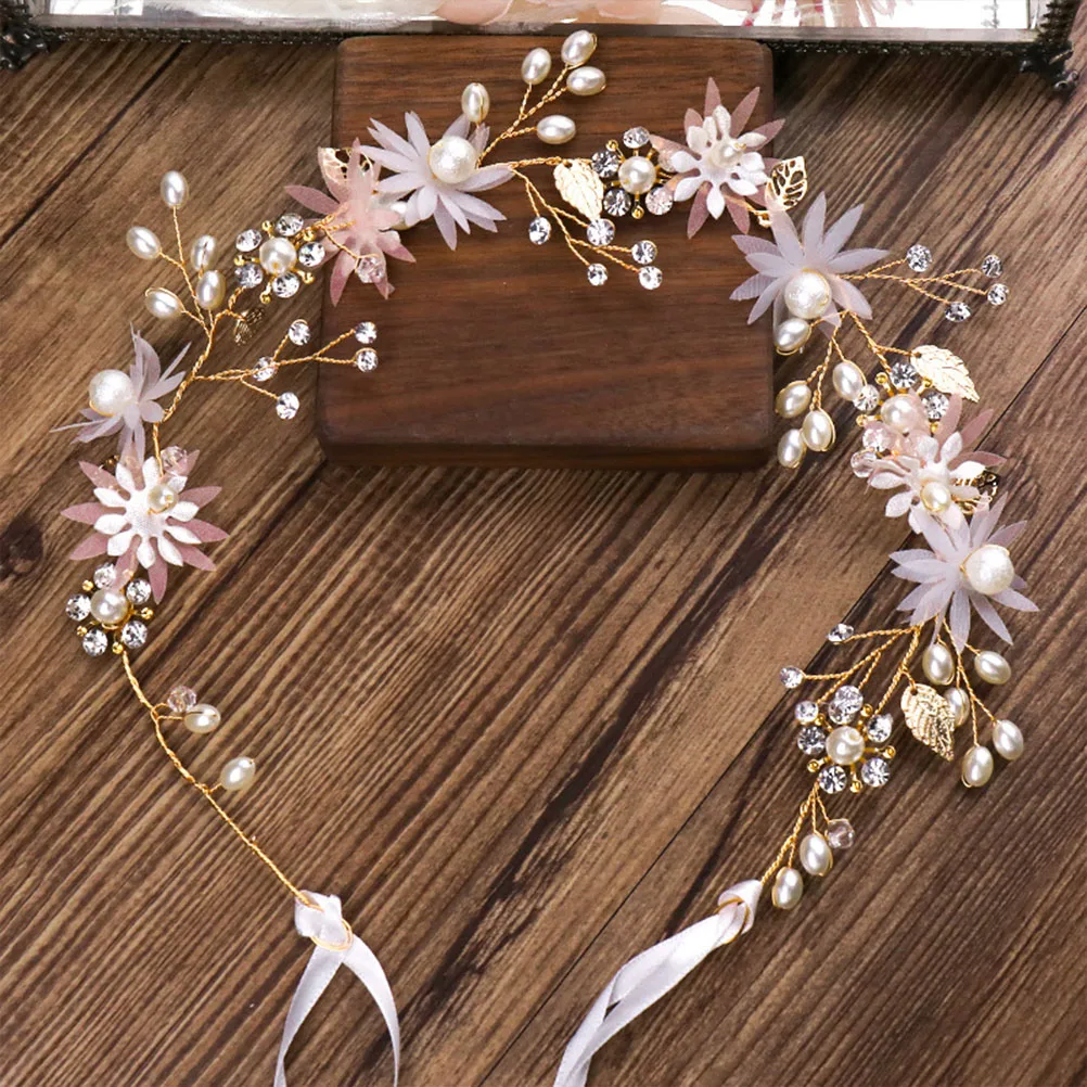 

Headband Hair Decorations Wedding Bridesmaid Headpiece Bridal Headband Elegant Design Lightweight Comfortable Glossy