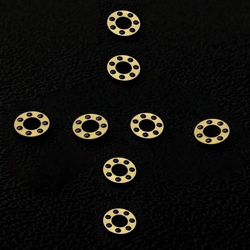 Folding Knife Brass Frame / Ceramic Ball Material Quick Open 6.7MM Outer Diameter Cage Bearings DIY Making Replace Accessories