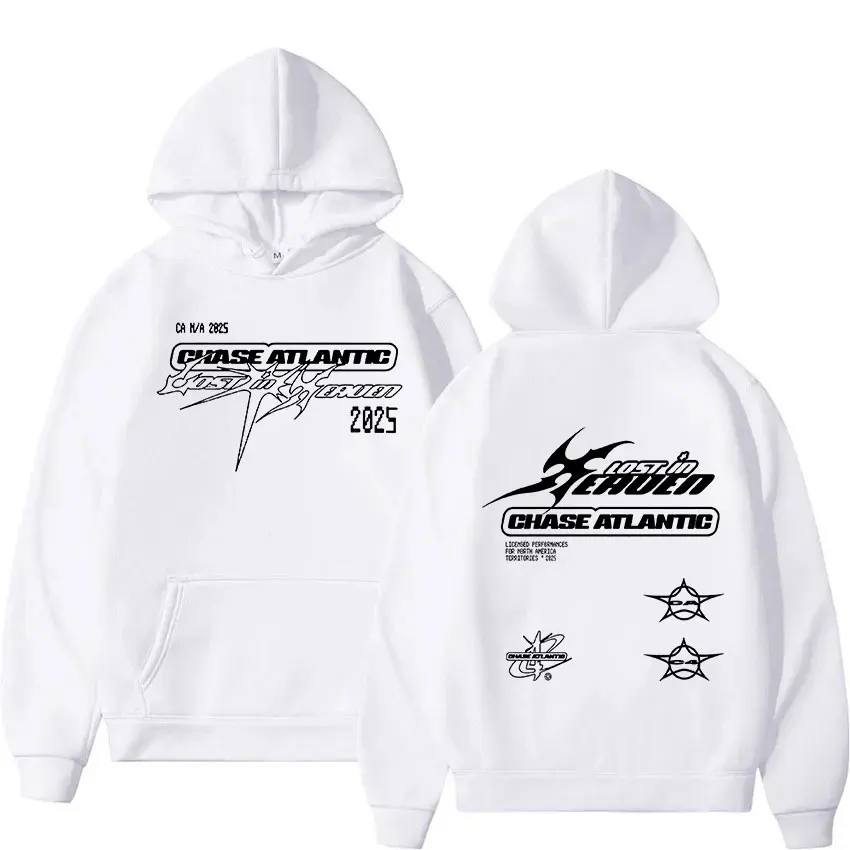 Chase Atlantic Lost in Europe and the UK Tour album Men's hoodie and hoodie Harajuku Fashion high-quality casual hoodie
