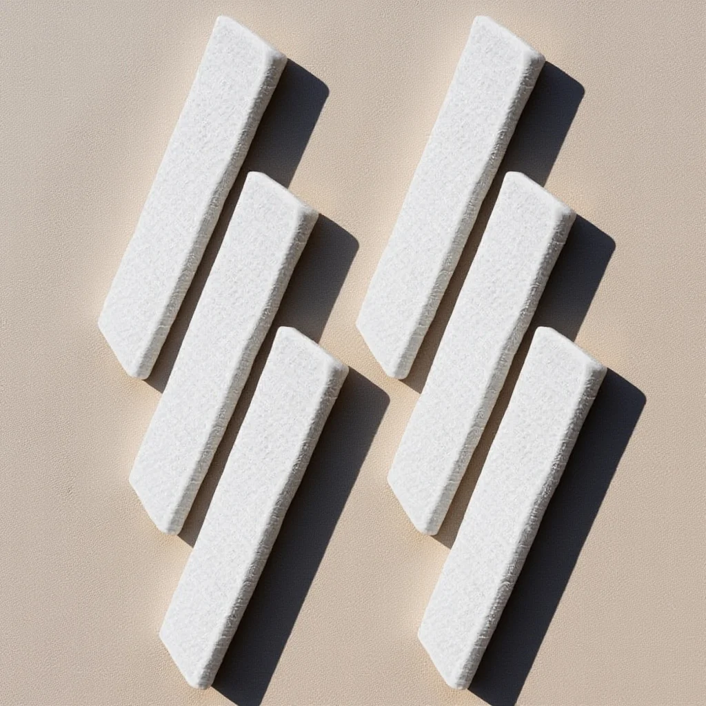 6Pcs Exercise Bike Brake Pads Felt Material Braking Pads Wear Resistant Non Slip Cycling Fitness Bike Replacement Parts Indoor