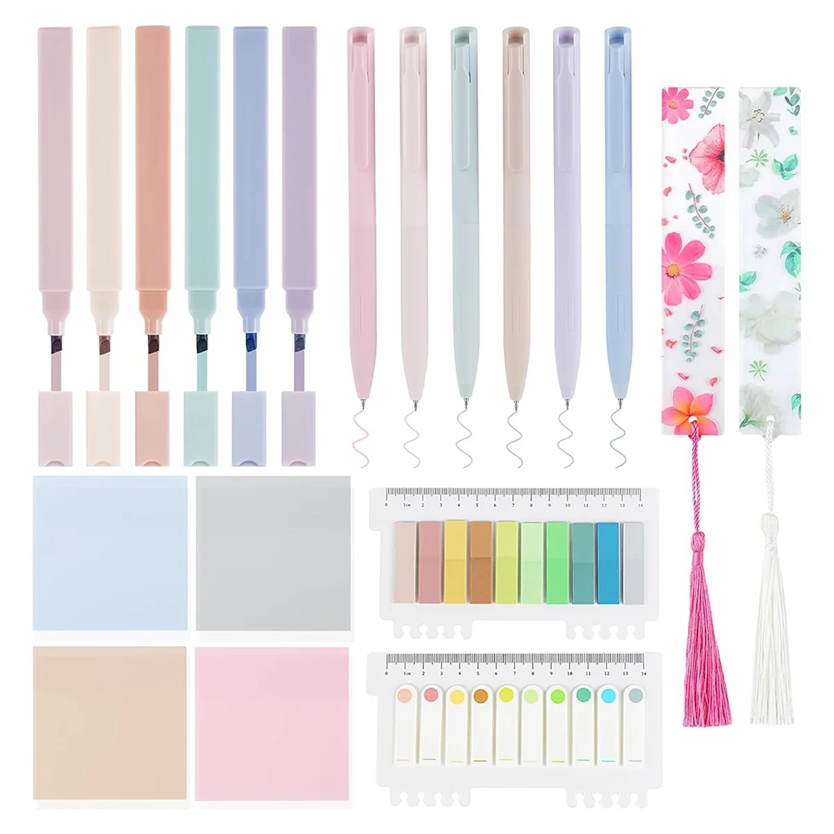 20Pcs Bible Study Supplies Journal Kit Aesthetic PastelHighlights Pens Tabs Bookmarks for Women Teens School Accessorie