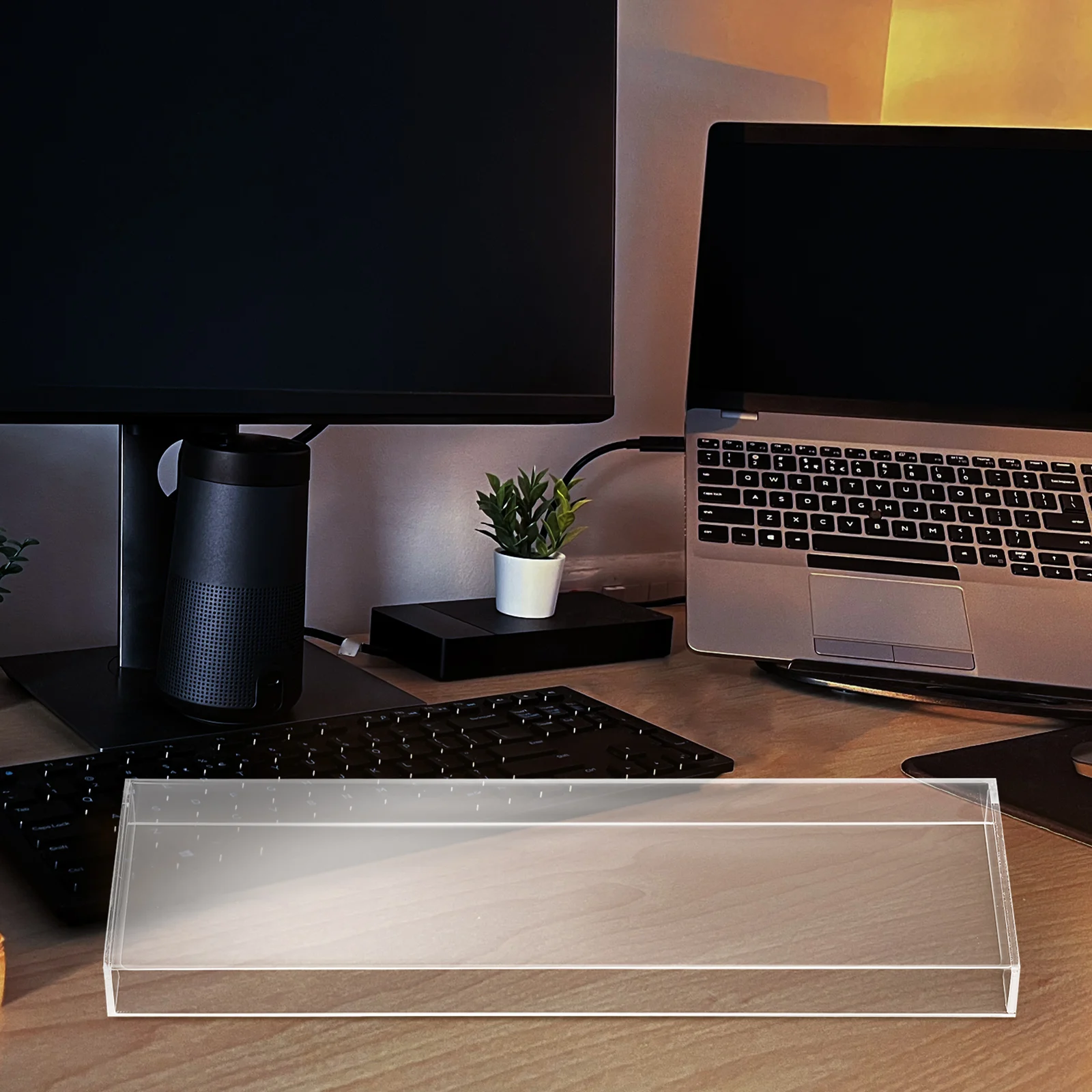 

68 Key Transparent Acrylic Keyboard Cover Protector Clear Dustproof Water Resistant Easy to Use Computer Accessory