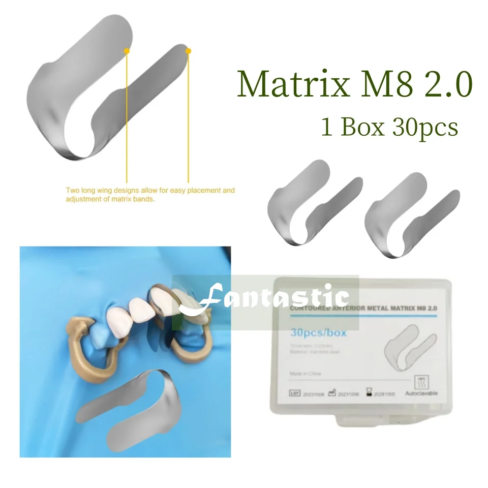 Dental Anterior Twin Matrices Cervical Matrix Compatible with 1.523 TOR M8 2.0