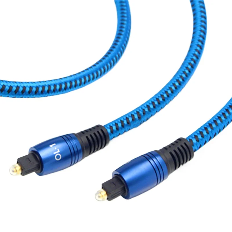 

HiFi Optilink-1 Toslink Digital Optical Audio Cable SPDIF Coaxial Cables for Amplifiers Player PS4 Soundbar