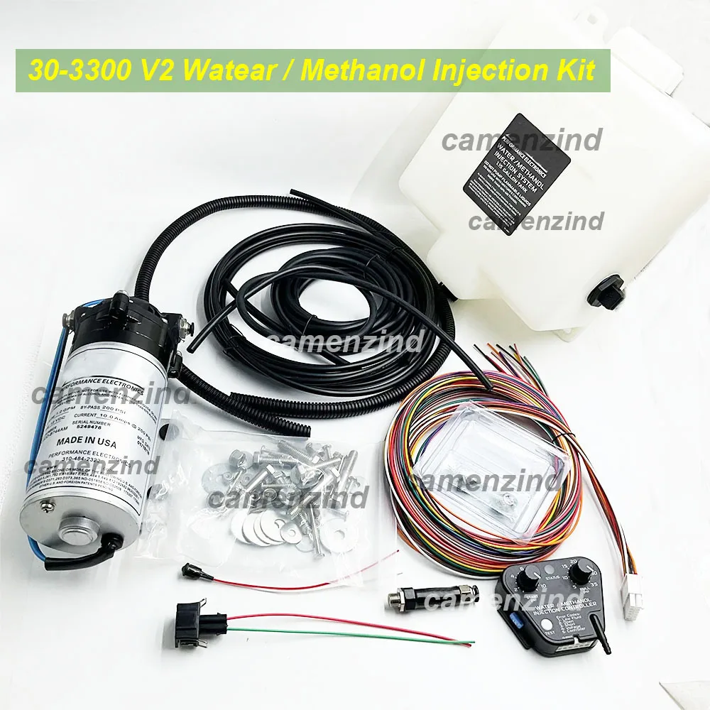 NEW 30-3300 303300 Water/Methanol Injection Kit V2 Standard Controller 1 Gallon Tank With Internal MAP Sensor For 30 3300
