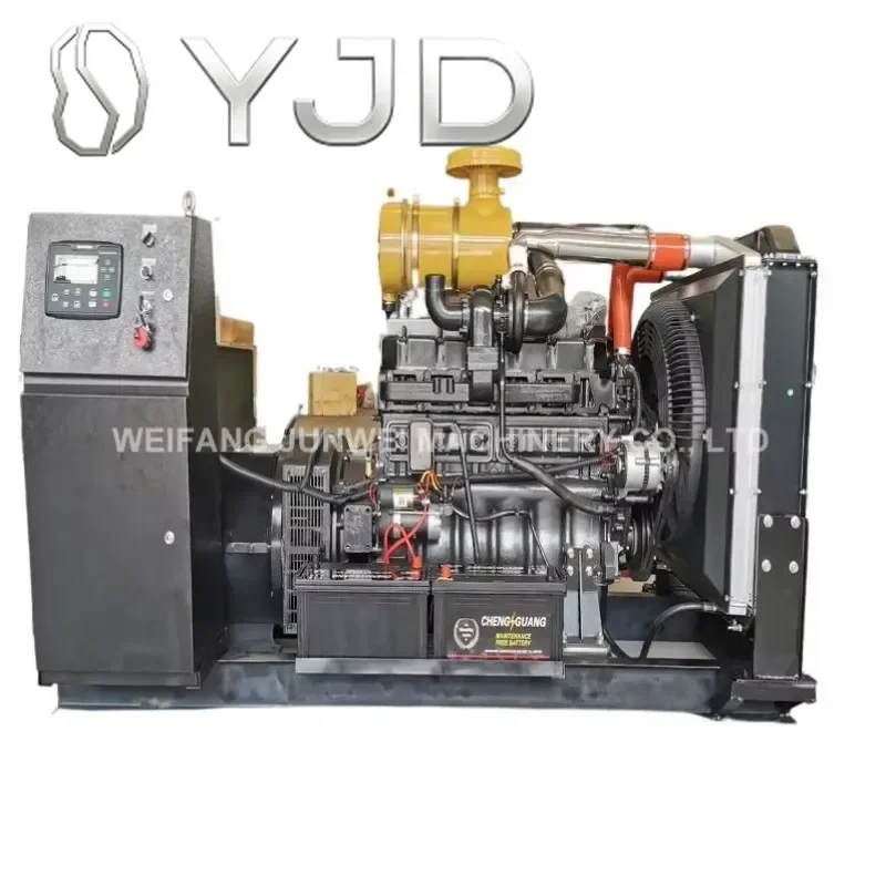 Junwei 120 KVA 300KW 3 Phase Super Silent Generator 12V DC 50/60Hz Remote Start Open Frame