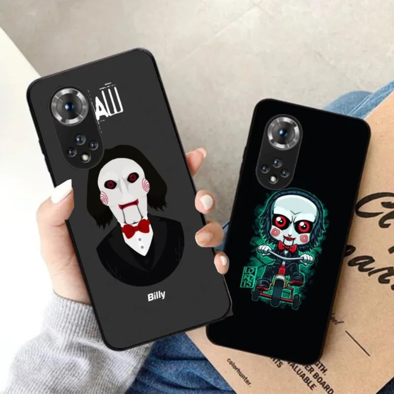 Saw Jigsaw Movie Phone Case for Honor 70 50 20 7S X9 X8 X7 Magic 4 3 Pro Black Soft Cover Funda Shell