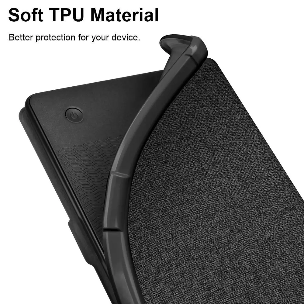 Suporte de mão 6 polegadas eReader Case Auto Sleep/Wake À Prova de Choque N367 Smart Cover TPU Anti Scratch para KOBO Clara Color/BW 2024