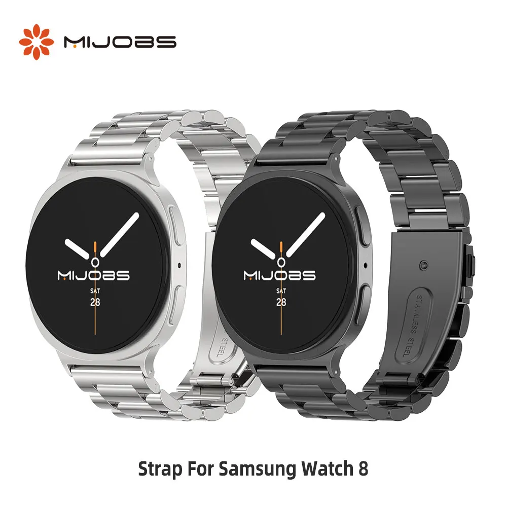 

Strap for Samsung Watch 8 Watchband for Samsung Smart Watch 8 Metal Bracelet for Samsung Watch 8 Wristband Stainless Steel