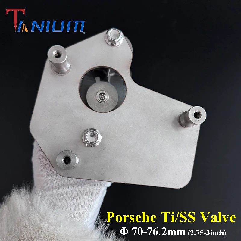

70 мм 76,2 мм титановый/нержавеющий OEM выпускной клапан для porsche 911 992 gt3 4,0 глушитель выпускной клапан