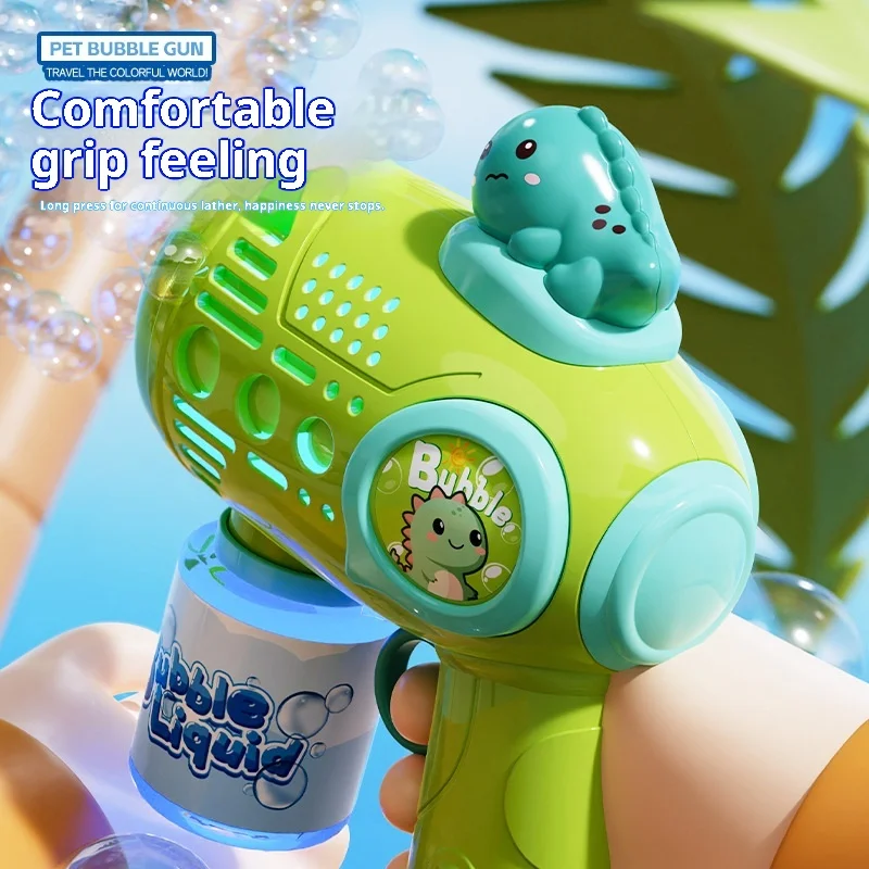 Children's Bubble Machine Electric Fully Automatic Leak proof Handheld Bubble Blowing Gun Gatling Male and Female Toys