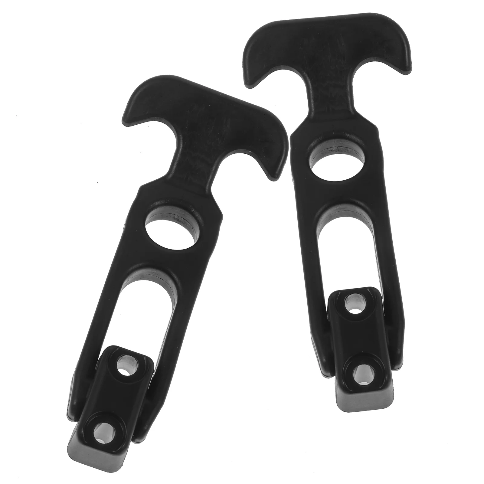 2 Pcs Rubber Hood Latches Elastic Tool Box Hasp Professional HandleLatch T Handle Reduction Engine Cover