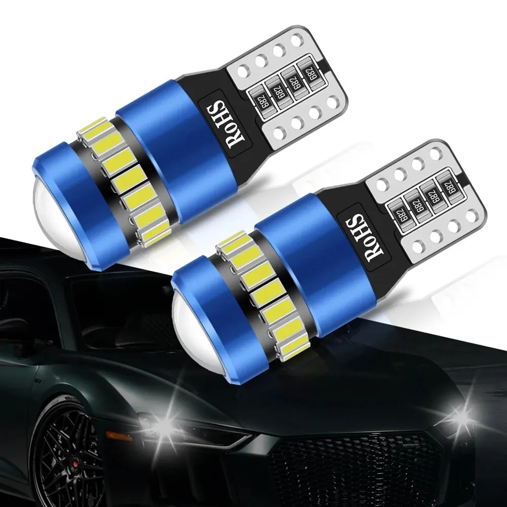 2 個 T10 W5W LED CANBUS エラーなし 12V 車のサイドインテリアライト 168 194 3030 SMD BMW アウディ超高輝度車のインテリアライト