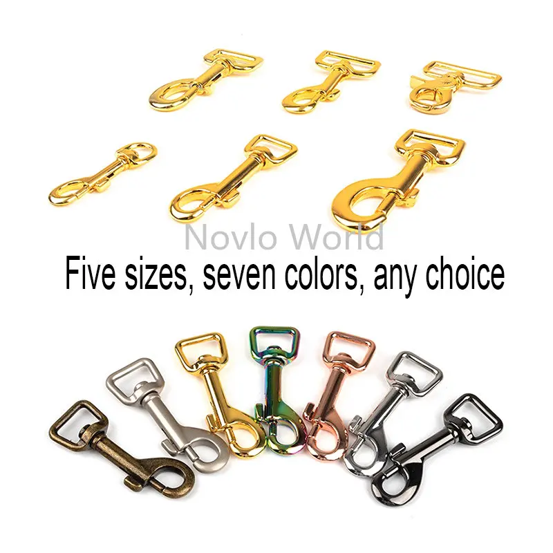 30-50PCS 15/20/25/30MM Metal Lobster Clasp Swivel Buckles For Bags Strap Connect Keychain Carabiner Dog Collar Hook Accessories