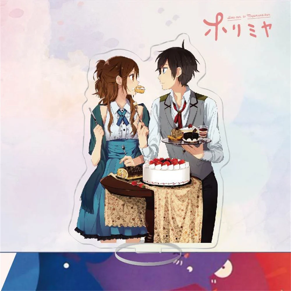 Hot Anime Horimiya Acrylic Figures Stand Model Plate Collection Miyamura Izumi Hori Kyoko Cosplay Standee Desk Decoration Series