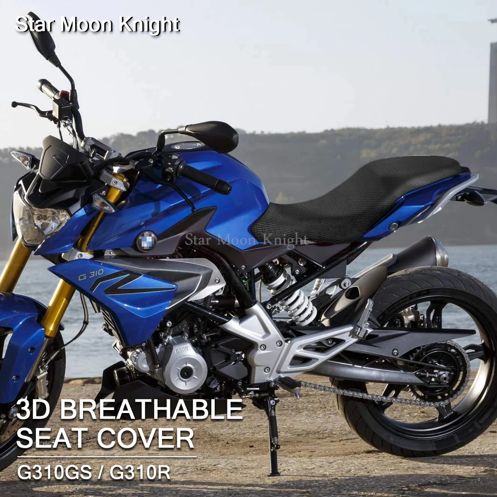 

For BMW G310GS G310R G 310 G310 GS R Rear Seat Cowl Cool Cover 3D Mesh Net Waterproof Sunproof Protector Motorcycle Accessories