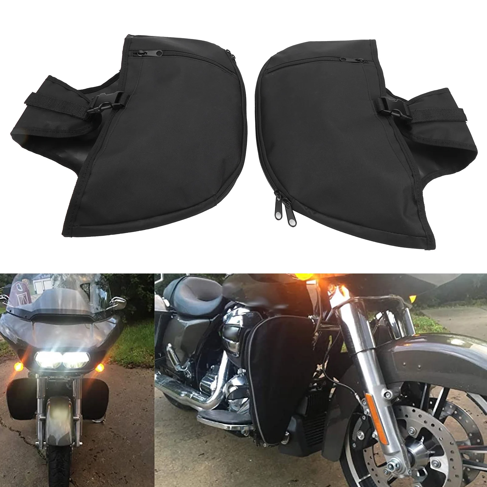 

Engine Guard Cover Motorcycle Engine Guard Cover Leg Warmer Waterproof Replacement for Touring Trike 1980-2020 Riding Leg Warmer