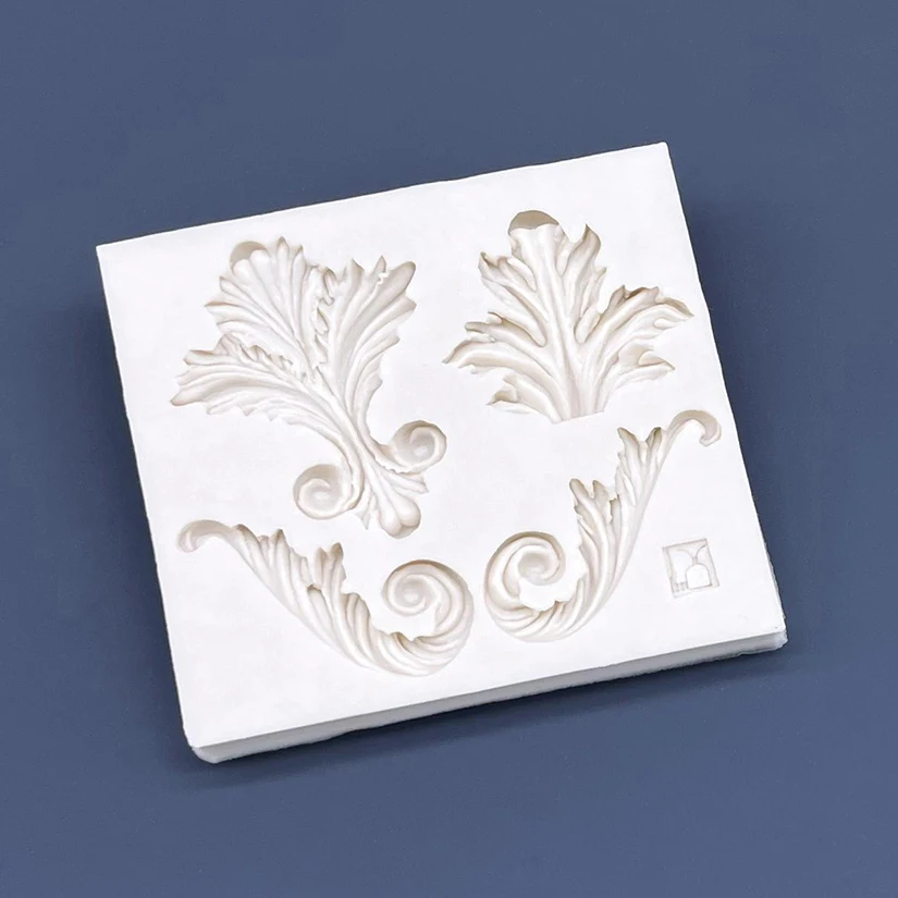 Symmetric Pattern Silicone Sugarcraft Mould Set, Fondant Cake Decorating Tools