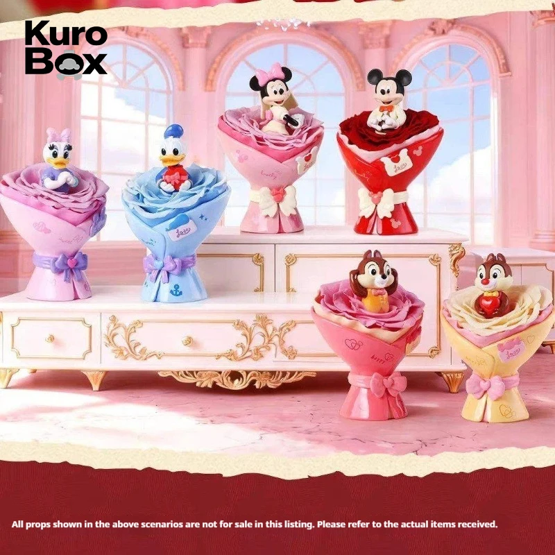 

Bozitian Disney Cute Pals CP Bouquet Series Blind Box Collectible Cartoon Figures Desktop Ornaments Girls Gift Peripheral Toys