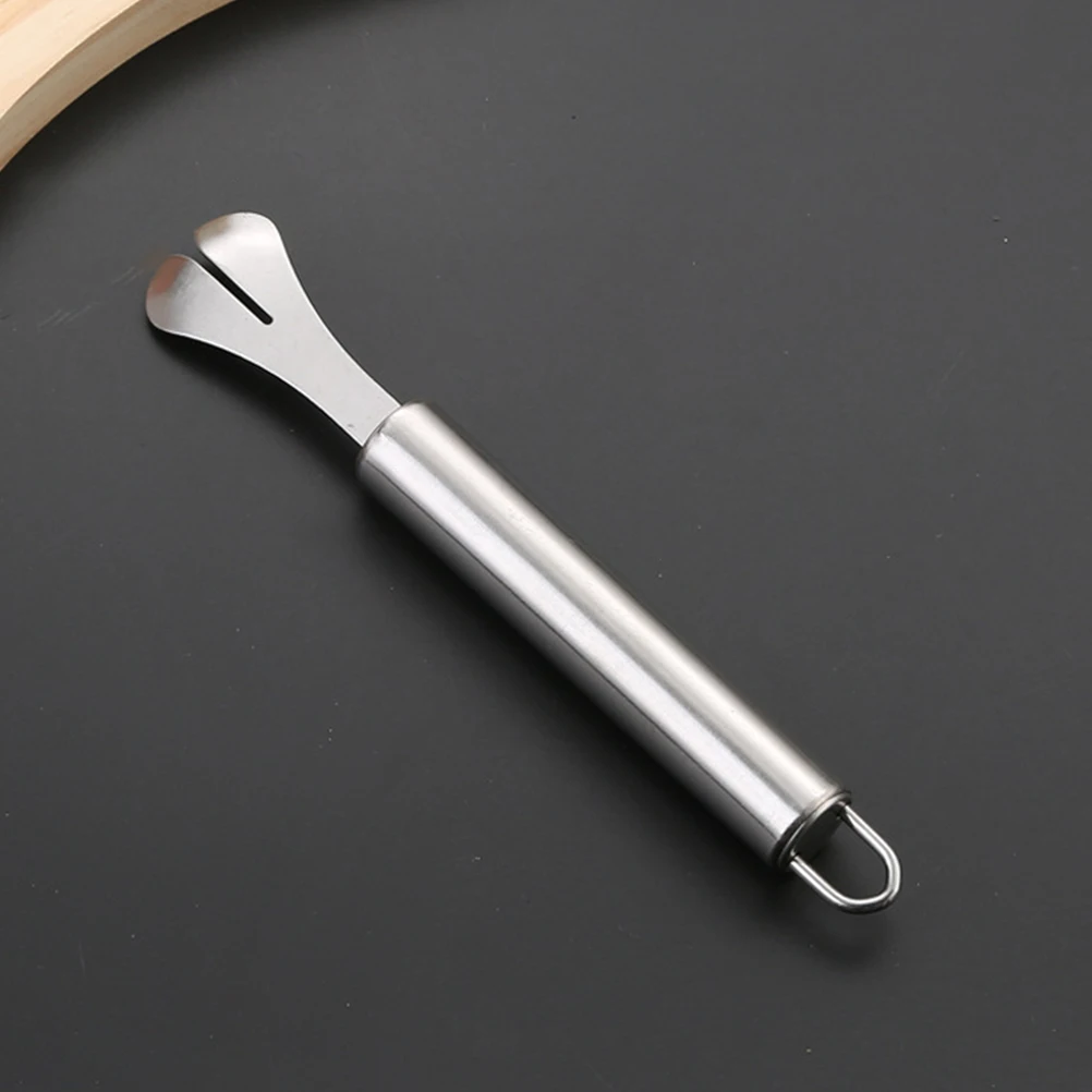 

2pcs Stainless Steel Poultry Intestine Cutter Oil Scraping Groove Easy Cleaning Kitchen Tool Shrimp Peeler Fish Scales