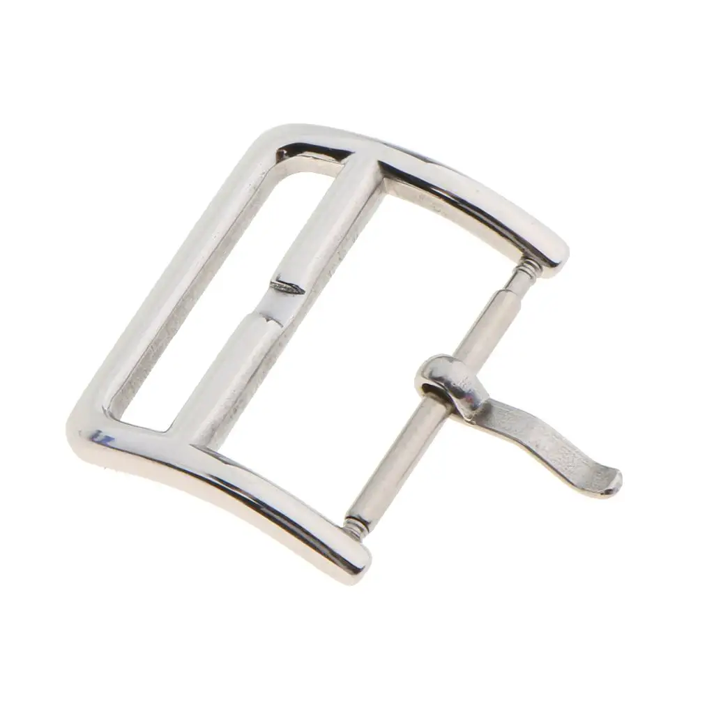 18mm Stainless Steel Watch Buckle Strap Clasp Part Pin Fastener for Jewelry DIY Assembly