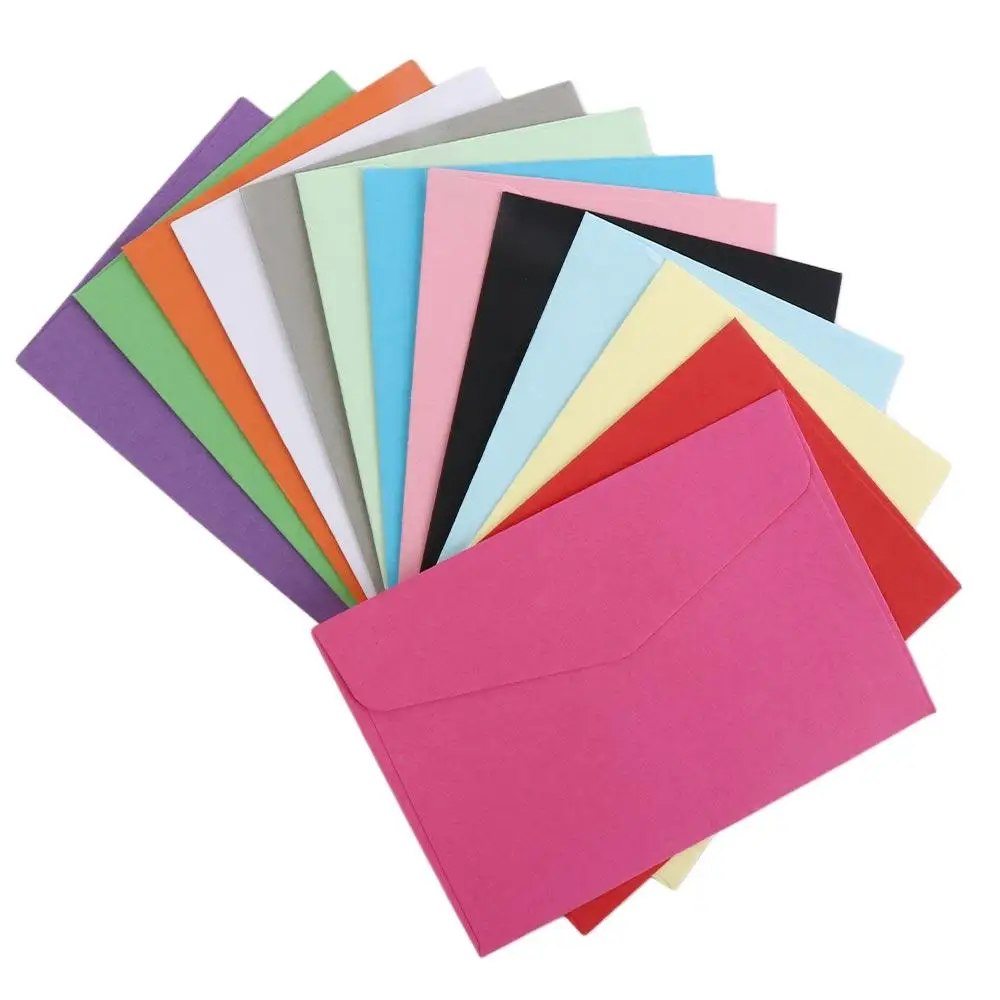 Kraft Paper Invitation Envelope Message Card ID Card Packing Storage Blank Envelopes Wedding Invitations Paper Envelopes