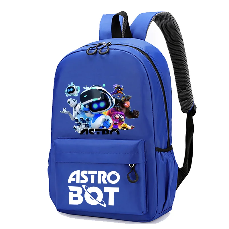 Astro Bot Classic Travel Bag Men Waterproof Hiking Computer Laptop Backpack High School Student Sport Fashion Boys Outdoor Bags