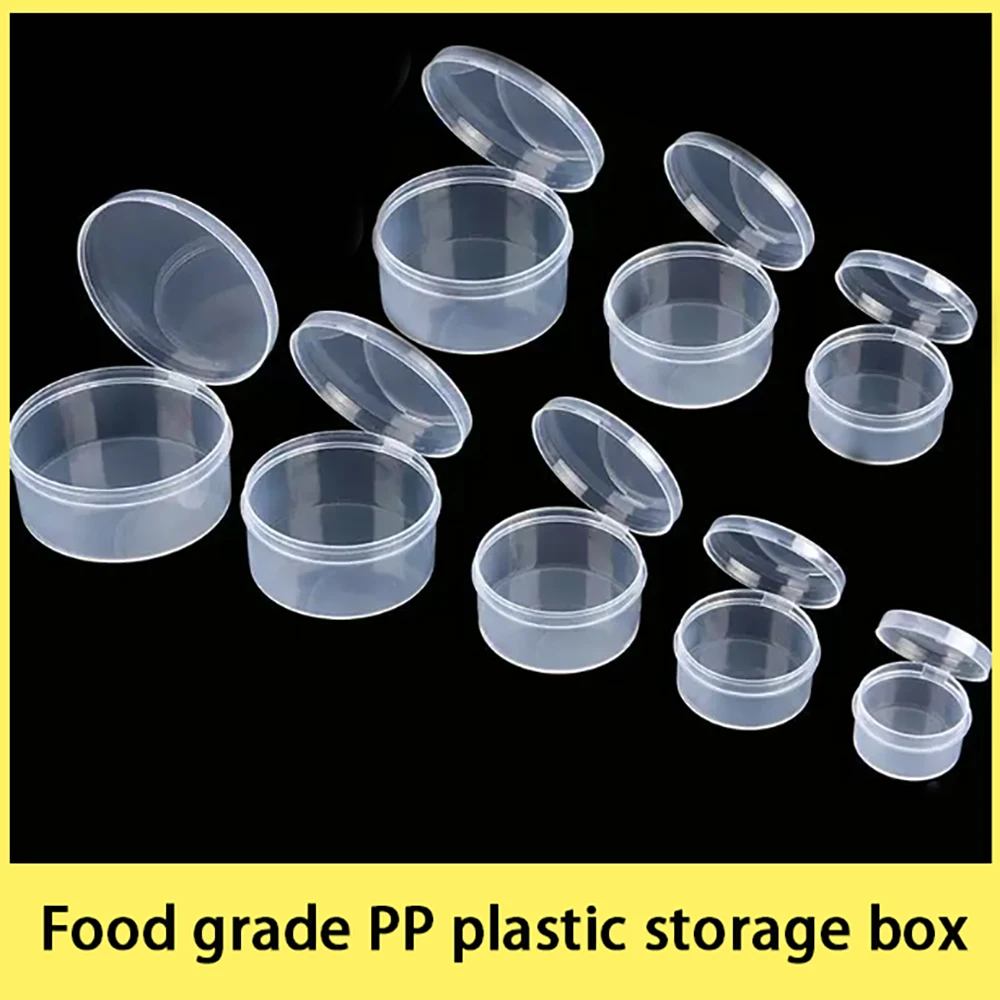Food-grade Clear PP Plastic Storage Box With Lid Transparent Airtight Dustproof Small Items Organizer Product Packaging Box