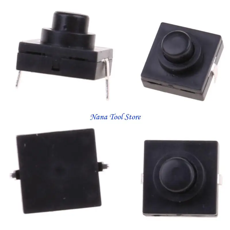 31GJ 10 Pcs Flashlight Switch Button 1A 30V 2Pin CB-1212-112D Ultra-Thin Feet