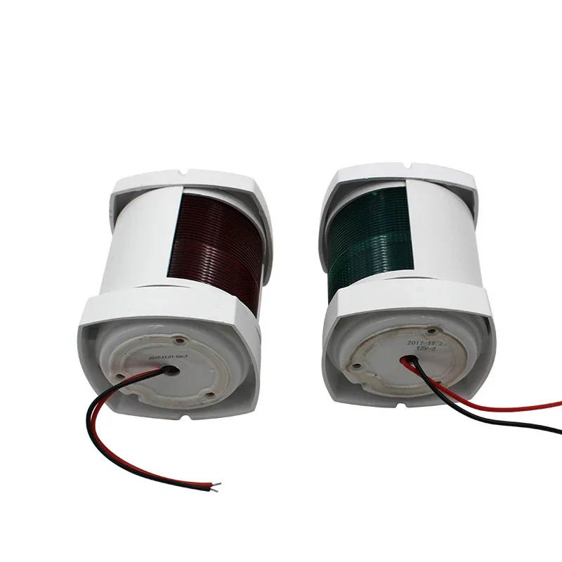 Marine Boat RV Seitennavigationslicht Rot Grün LED-Licht 12V