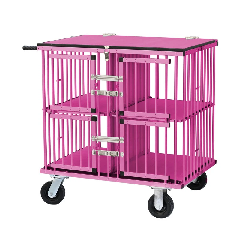 

Dog Cage Aluminum Dog Crate Cage High Quality Portable Outdoor Cat Pet Travel Carrier Approved Foldable Dog Carrier