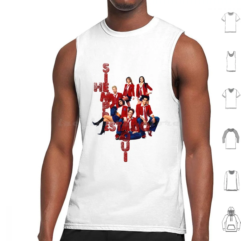 Camisetas sin mangas Shea, chaleco sin mangas Rbd Rebel Shea Ive, siempre ha estado aquí, Anahí Sweet Maria Maite Perroni cristiano Chavez
