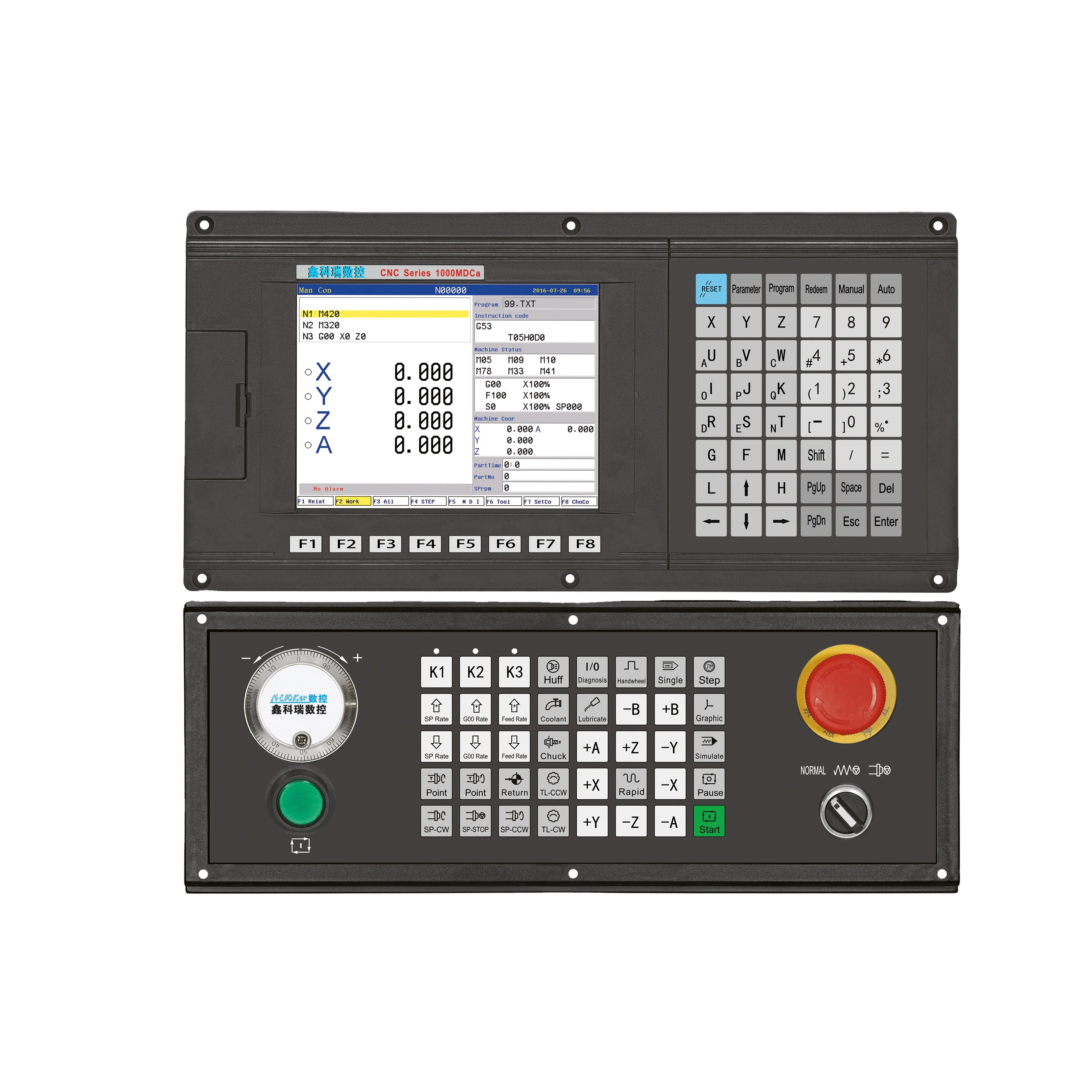 

Low cost mini metal cnc milling machine controller similar adtech 4 axis keyboard cnc controller for plate drilling machine