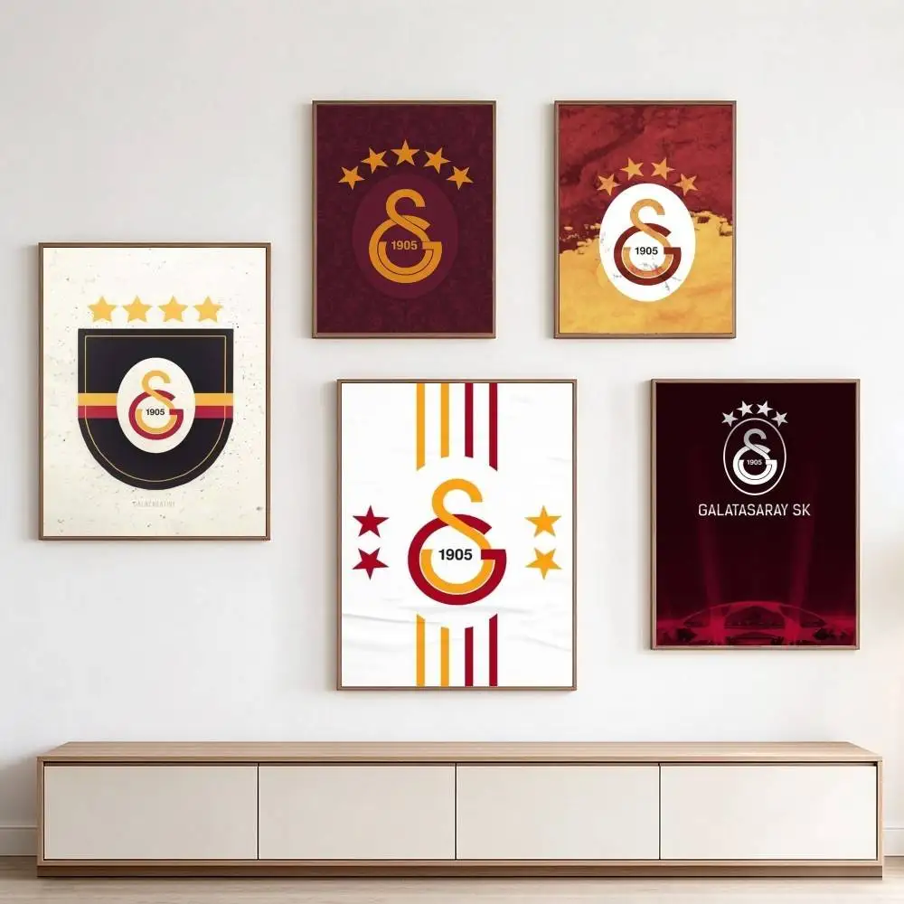Turkey-Y Galatasaray-Y SK  Poster Waterproof Wall Art Sticker For Bar Living Room Vintage Decor High Quality Print Gift