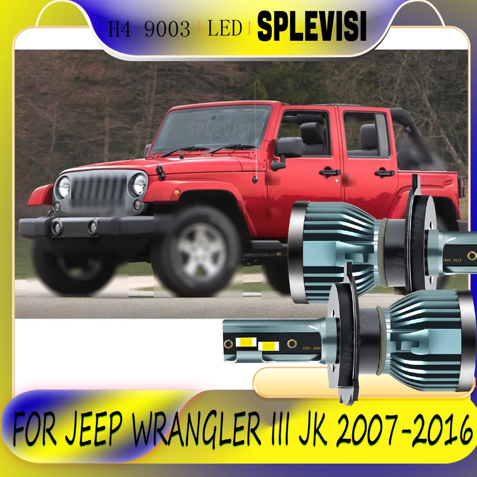 

Водонепроницаемые IP68 Plug N Play передние светодиодные лампы для фар JEEP WRANGLER III JK 2007 2008 2009 2010 2011 2012 2013-2016
