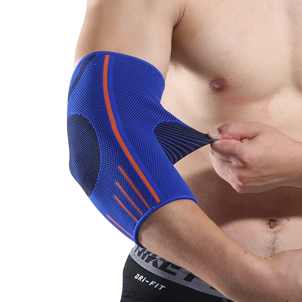 1Pcs Elbow Brace Support Arm Sleeve Pads Strap Arthritis Guard Bandagea Wrap Band Gym Knitted Elbow Pads for Men and Women