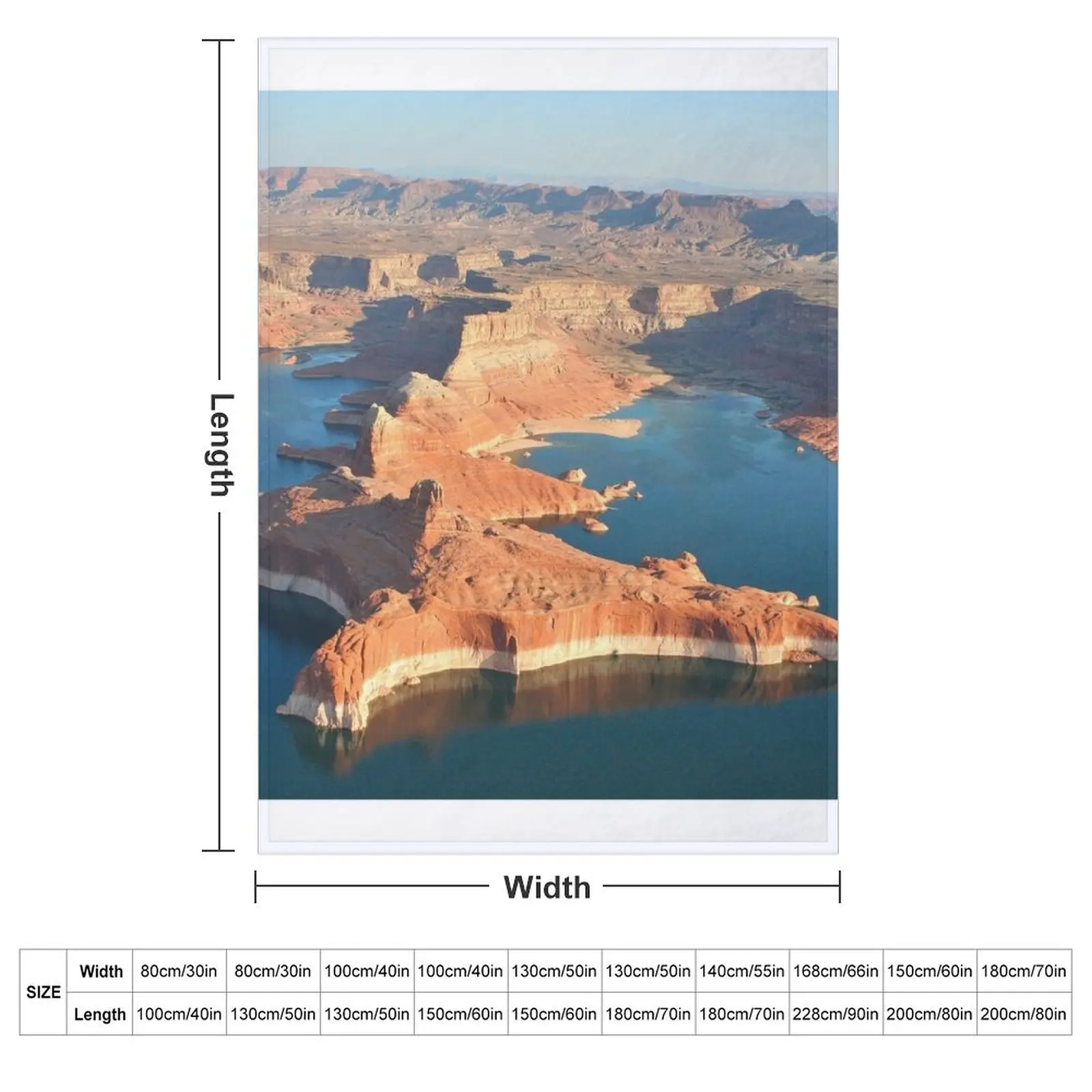 Lake Powell, Glen Canyon, early morning 2 Throw Blanket Hairys Thermal Fashion Sofas Decorative Sofa Stuffeds Blankets