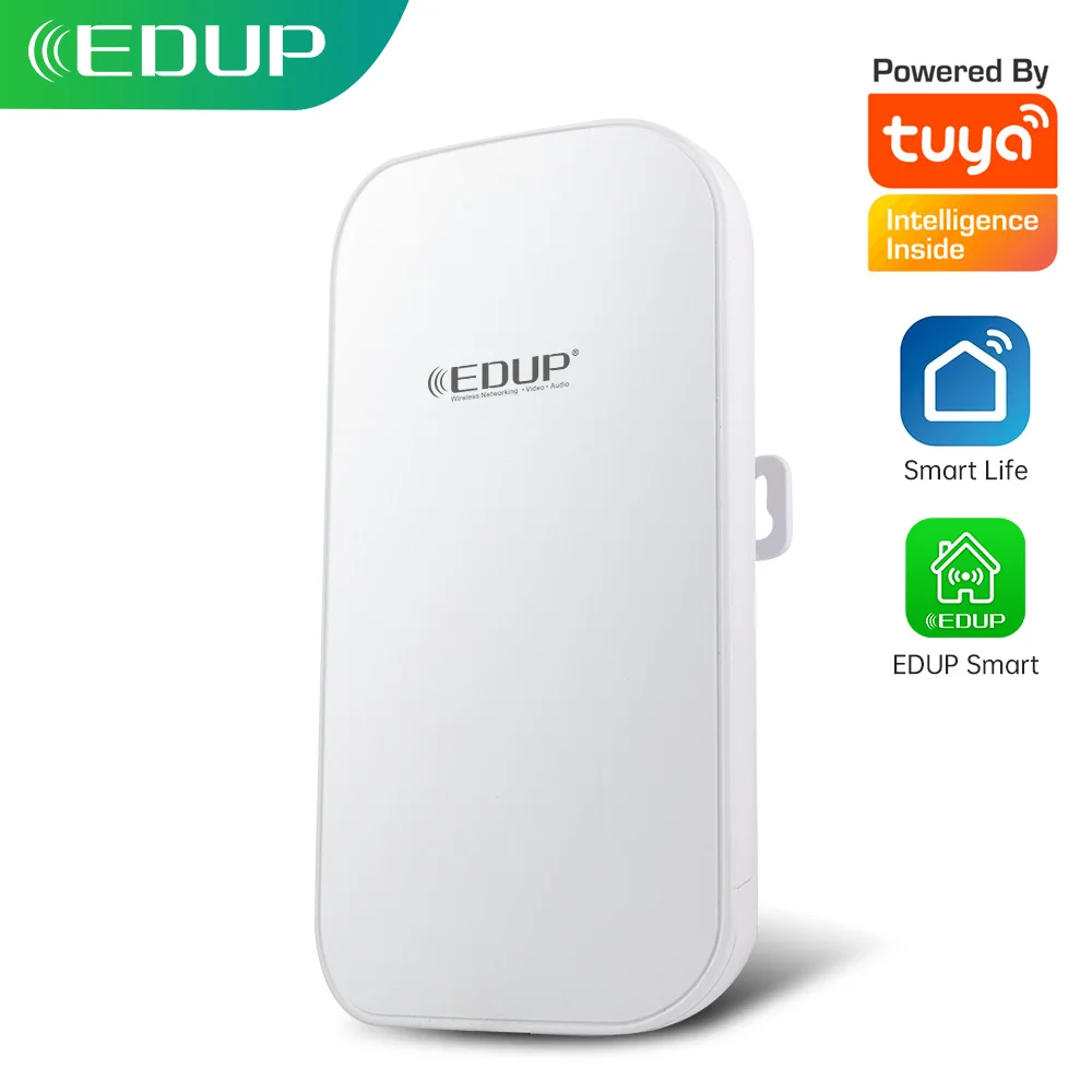 EDUP Tuya Remote WiFi Extender 1200Mbps WiFi Repeater Dual Band Outdoor WIFI Amplifier Wps Router APP Control Wi Fi Repeater