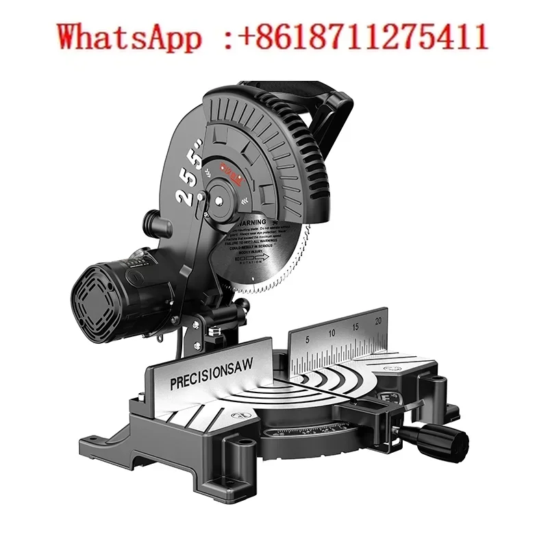 

Aluminum sawing machine 10 inch multifunctional profile cutting machine aluminum 45° corner cutting machine 255 belt