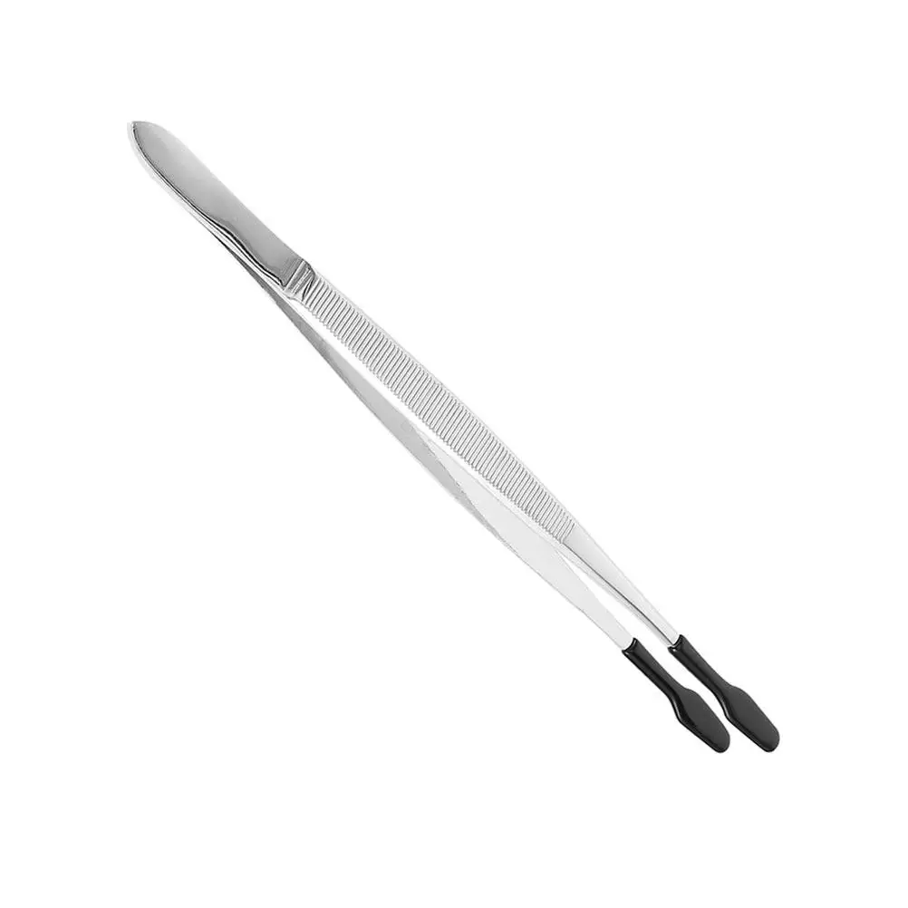 Stamp Tweezers Anti Static Stainless Steel Long Precision Tongs for Stamp Collecting and Handling - view 3
