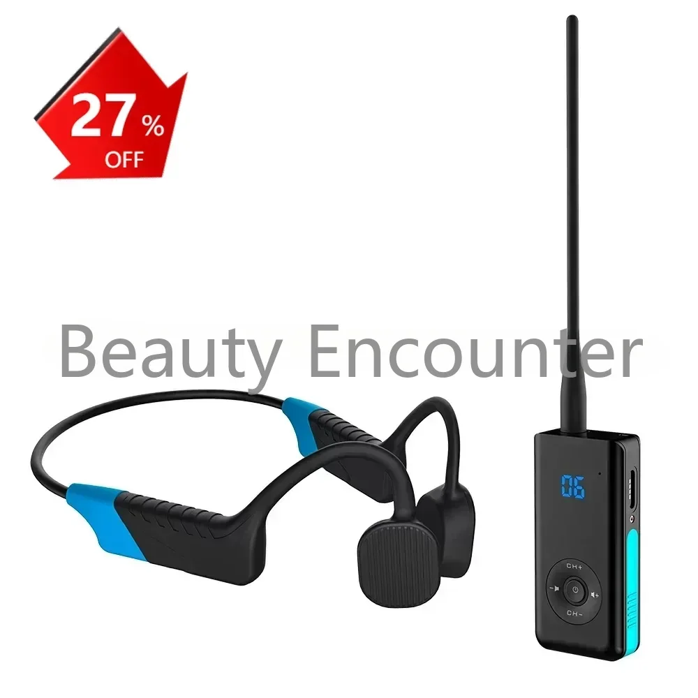 Ear Hook Wireless Bluetooth Swimming Training Headphones Headset Earphone FM Transmitter Bone Conduction Earphone Receiver