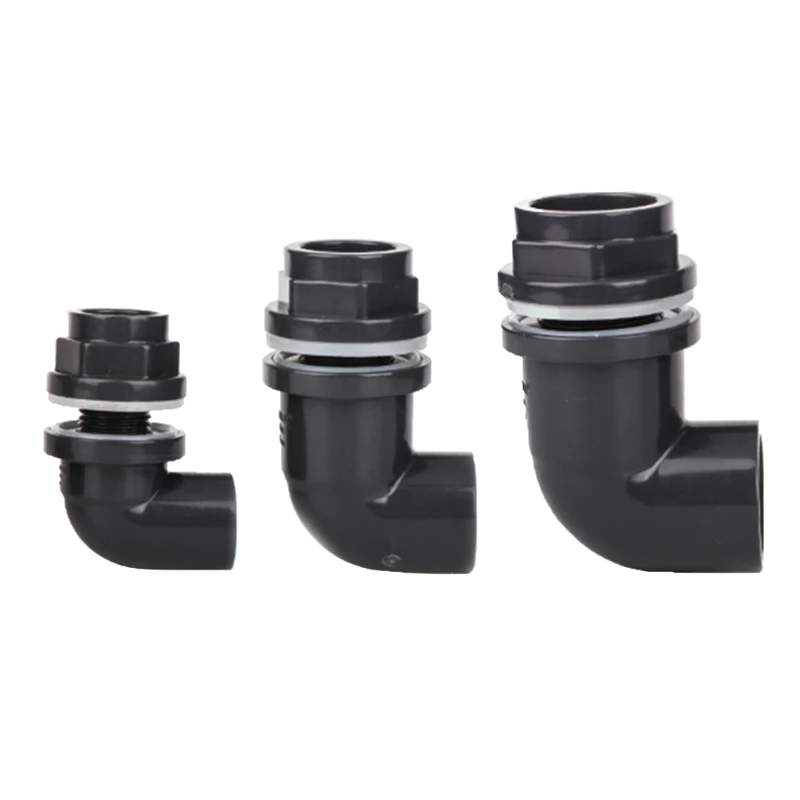 20mm/25mm/32mm Bottom Outlet Water Pipe Connector Aquariums Drain Tube Fittings