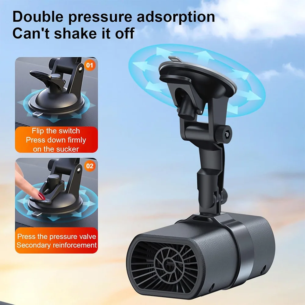 Car Heater, 12V 200W Car Heater That Plugs into Cigarette Lighter, 2 in 1 Heating & Cooling Fast Heating Defrost Defogger