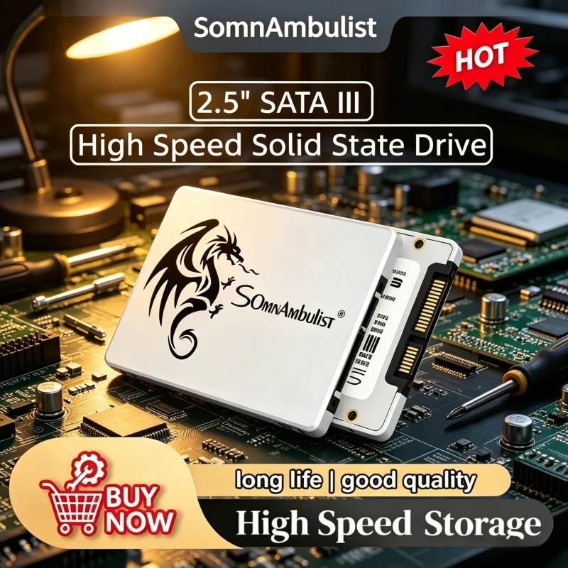 

SomnAmbulist SSD 2.5 64GB 128GB 256GB 512GB for Laptop Desktop Solid State Drive Sata3 120GB 240GB